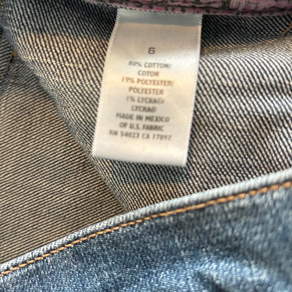 Old Navy 90's Y2K Vintage Patch Pocket Bootcut Jeans Mid Rise 6 - Picture 6 of 9